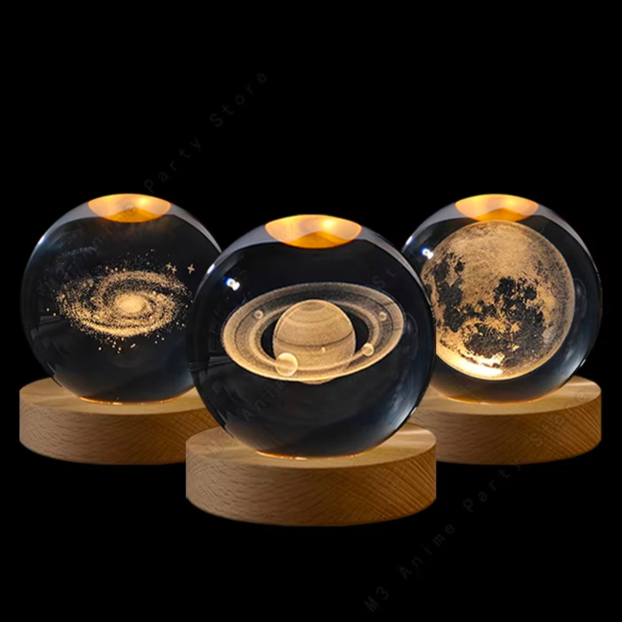 Celestial Moon & Galaxy Night Light